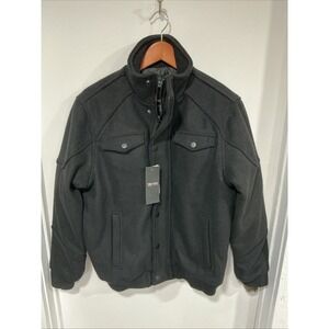 Jordan Craig Wool Blend Bomber Jacket, Men's Medium, New With Tag, Black